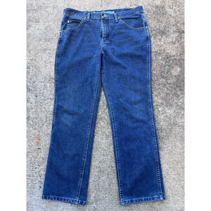 Wrangler Cool Vantage Jeans Men's 36x30 Slim Fit Blue Stretch Denim Pants
